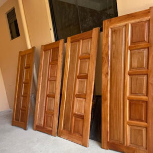 Solid Hardwood Mahogany Door – Natural Finish