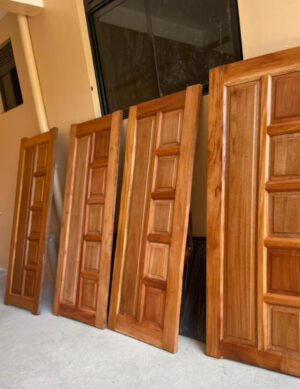 Solid Hardwood Mahogany Door – Natural Finish