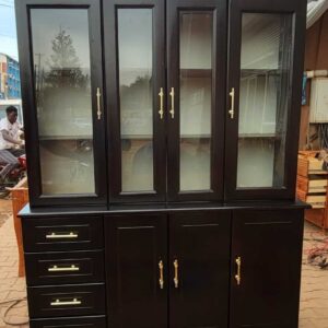 Shiny Black Musabya Wooden Cupboard