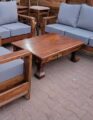 Indoor/Covered-Patio Wooden Sofa Set